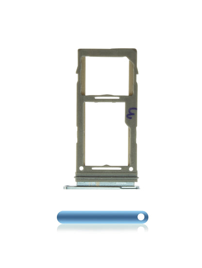 תחליף למגש כרטיס SIM יחיד של SAMSUNG GALAXY S10E - כחול