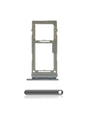 תחליף למגש כרטיס SIM יחיד של SAMSUNG GALAXY S10E - אפור