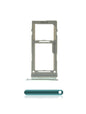תחליף למגש כרטיס SIM יחיד של SAMSUNG GALAXY S10E - ירוק