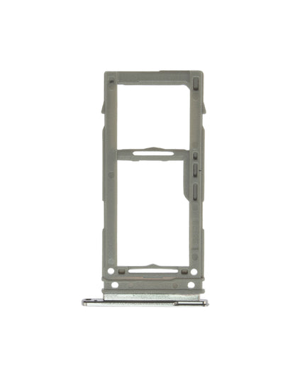תחליף למגש כרטיס SIM יחיד של SAMSUNG GALAXY S10E - כסף