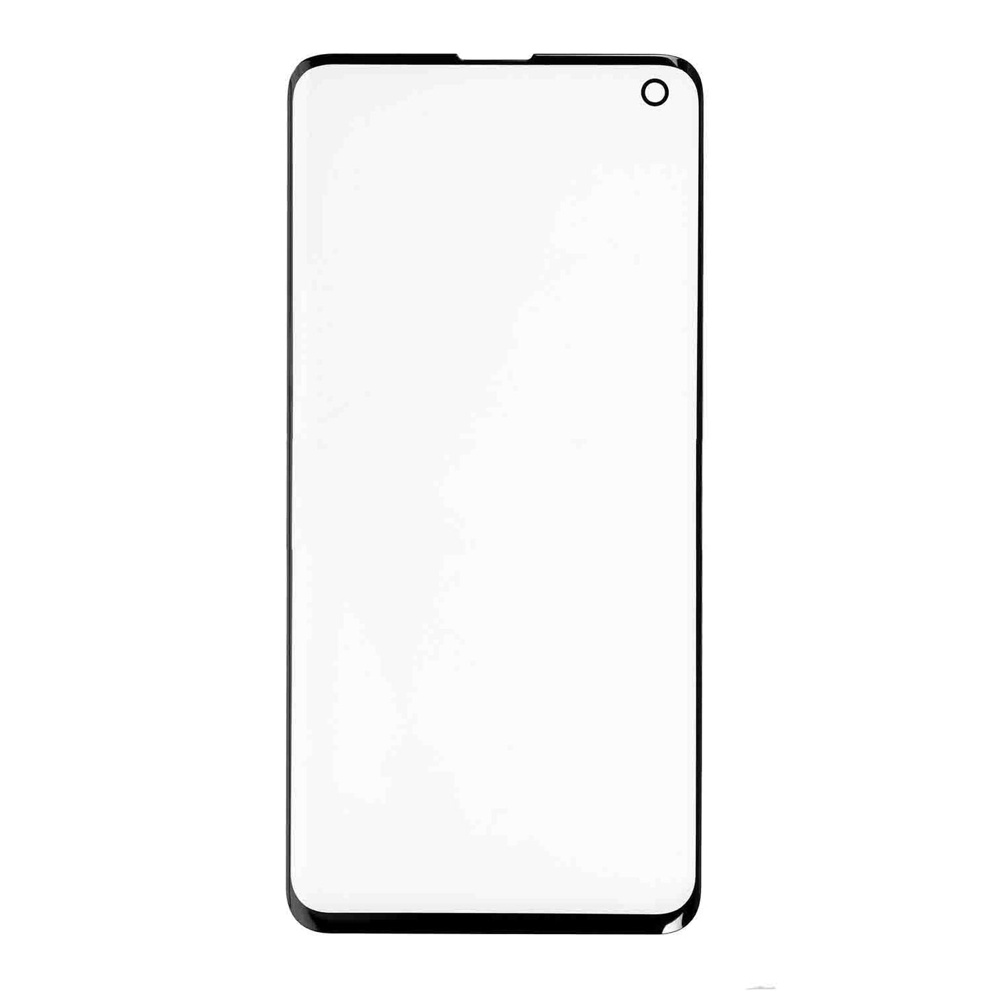 תחליף לעדשת הזכוכית הקדמית של SAMSUNG GALAXY S10 - שחורה