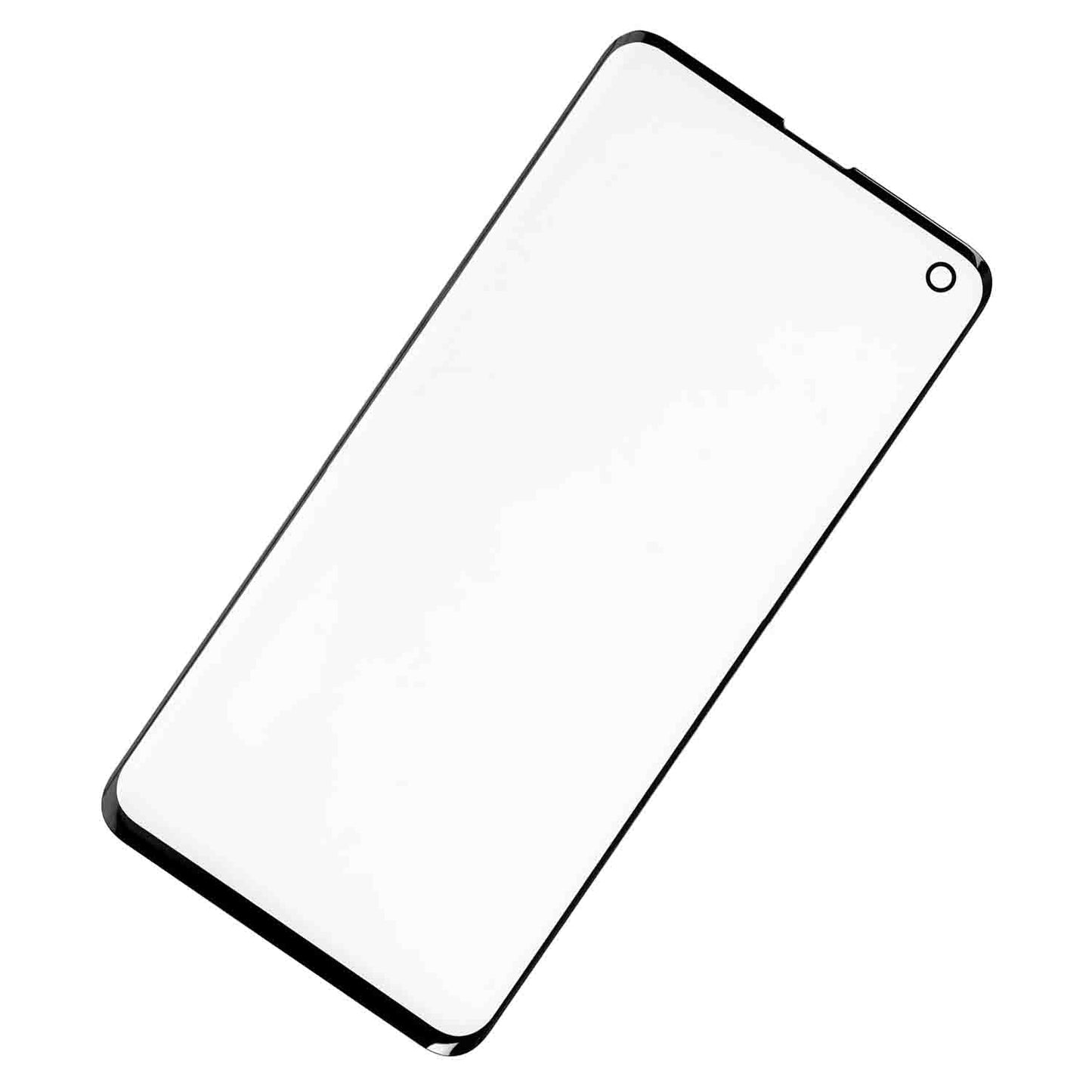 תחליף לעדשת הזכוכית הקדמית של SAMSUNG GALAXY S10 - שחורה