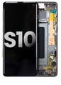 תחליף למכלול מסך דיגיטיזר SAMSUNG GALAXY S10 עם מסגרת - שחור
