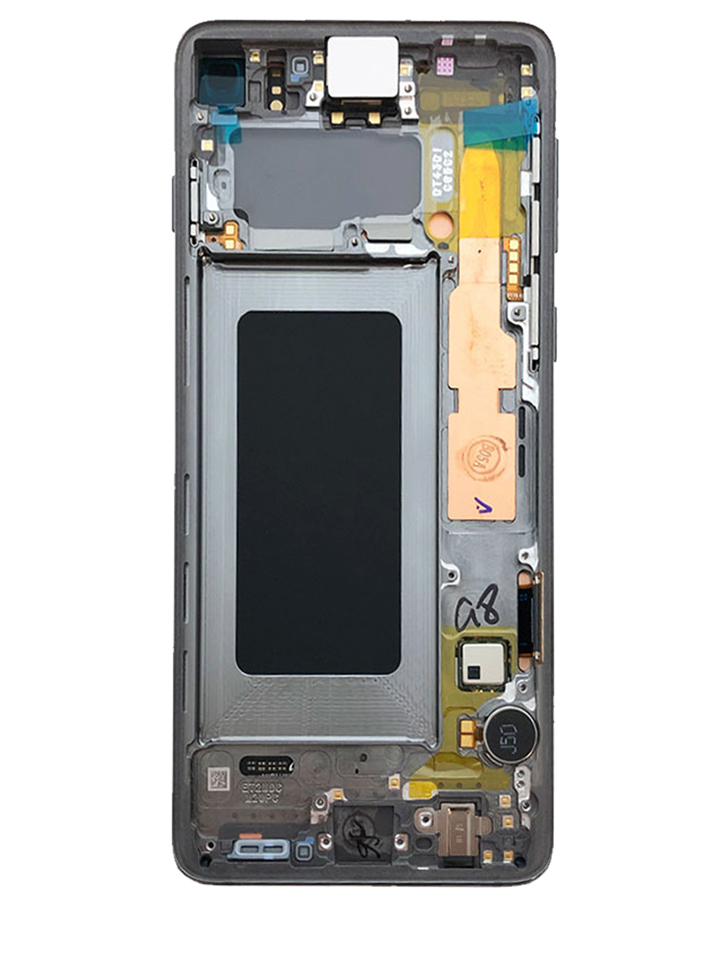 תחליף למכלול מסך דיגיטיזר SAMSUNG GALAXY S10 עם מסגרת - שחור