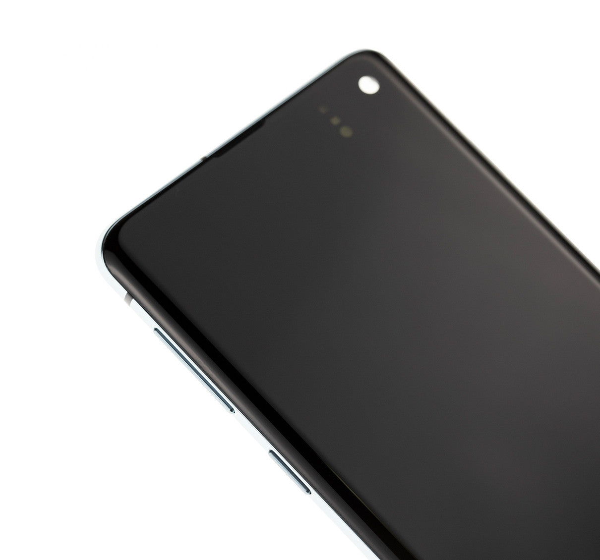 תחליף למכלול מסך דיגיטיזר SAMSUNG GALAXY S10 OLED עם מסגרת - PRISM BLUE