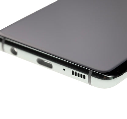 תחליף למכלול מסך דיגיטיזר SAMSUNG GALAXY S10 OLED עם מסגרת - PRISM GREEN