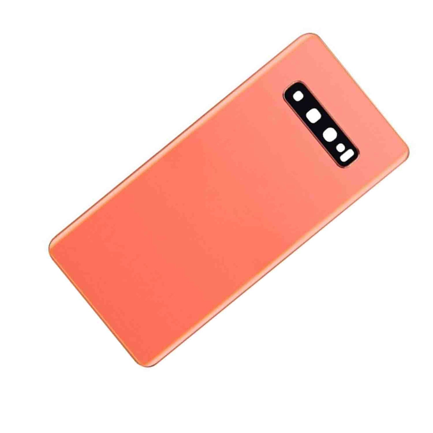 החלפה לדלת סוללה של SAMSUNG GALAXY S10 PLUS עם זכוכית מצלמה - פלמינגו ורוד