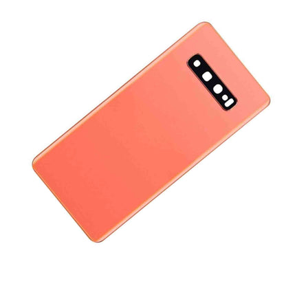 החלפה לדלת סוללה של SAMSUNG GALAXY S10 PLUS עם זכוכית מצלמה - פלמינגו ורוד