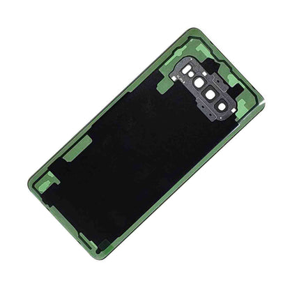 REPLACEMENT FOR SAMSUNG GALAXY S10 PLUS BATTERY DOOR WITH CAMERA GLASS - PRISM BLUE