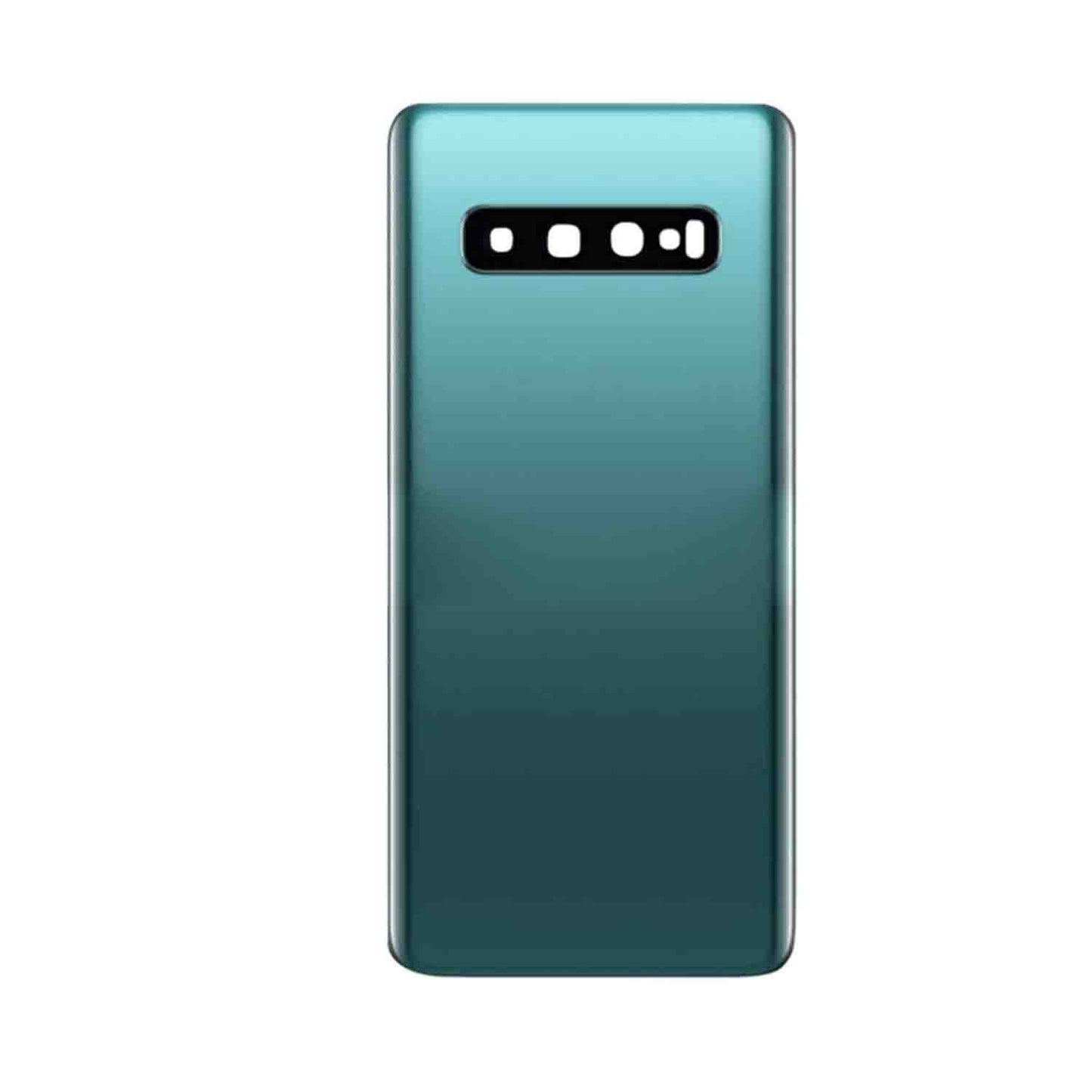 REPLACEMENT FOR SAMSUNG GALAXY S10 PLUS BATTERY DOOR WITH CAMERA GLASS - PRISM GREEN