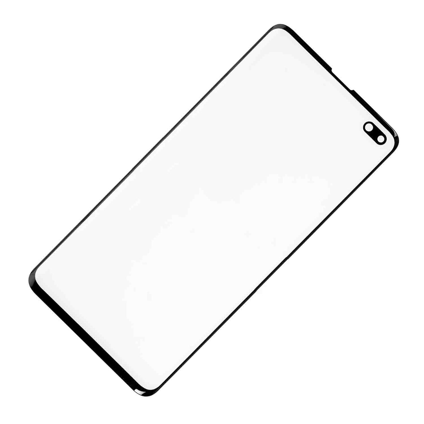 תחליף לעדשת זכוכית קדמית של SAMSUNG GALAXY S10 פלוס - שחורה