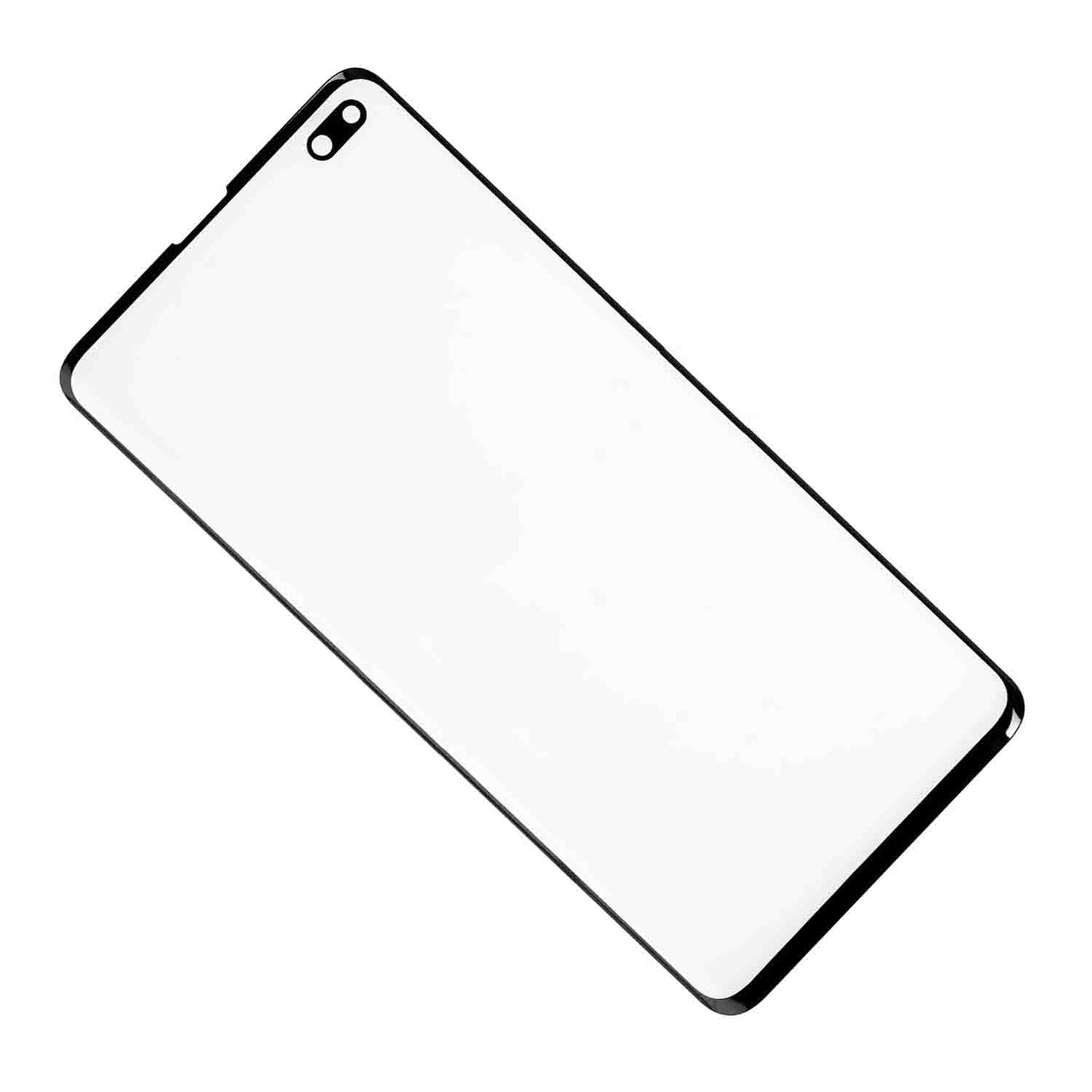 תחליף לעדשת זכוכית קדמית של SAMSUNG GALAXY S10 פלוס - שחורה