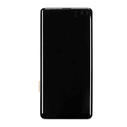 תחליף למכלול מסך דיגיטיזר SAMSUNG GALAXY S10 פלוס OLED עם מסגרת - ירוק אמרלד