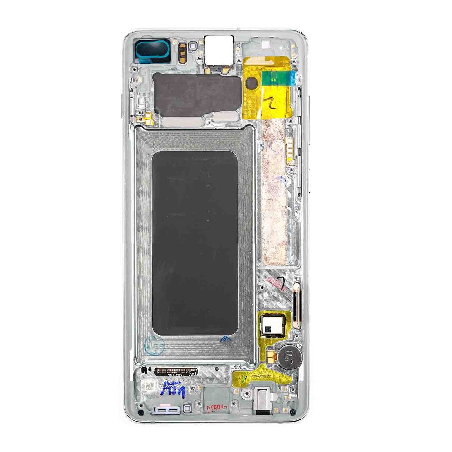 תחליף למכלול מסך דיגיטיזר SAMSUNG GALAXY S10 פלוס OLED עם מסגרת - ירוק אמרלד