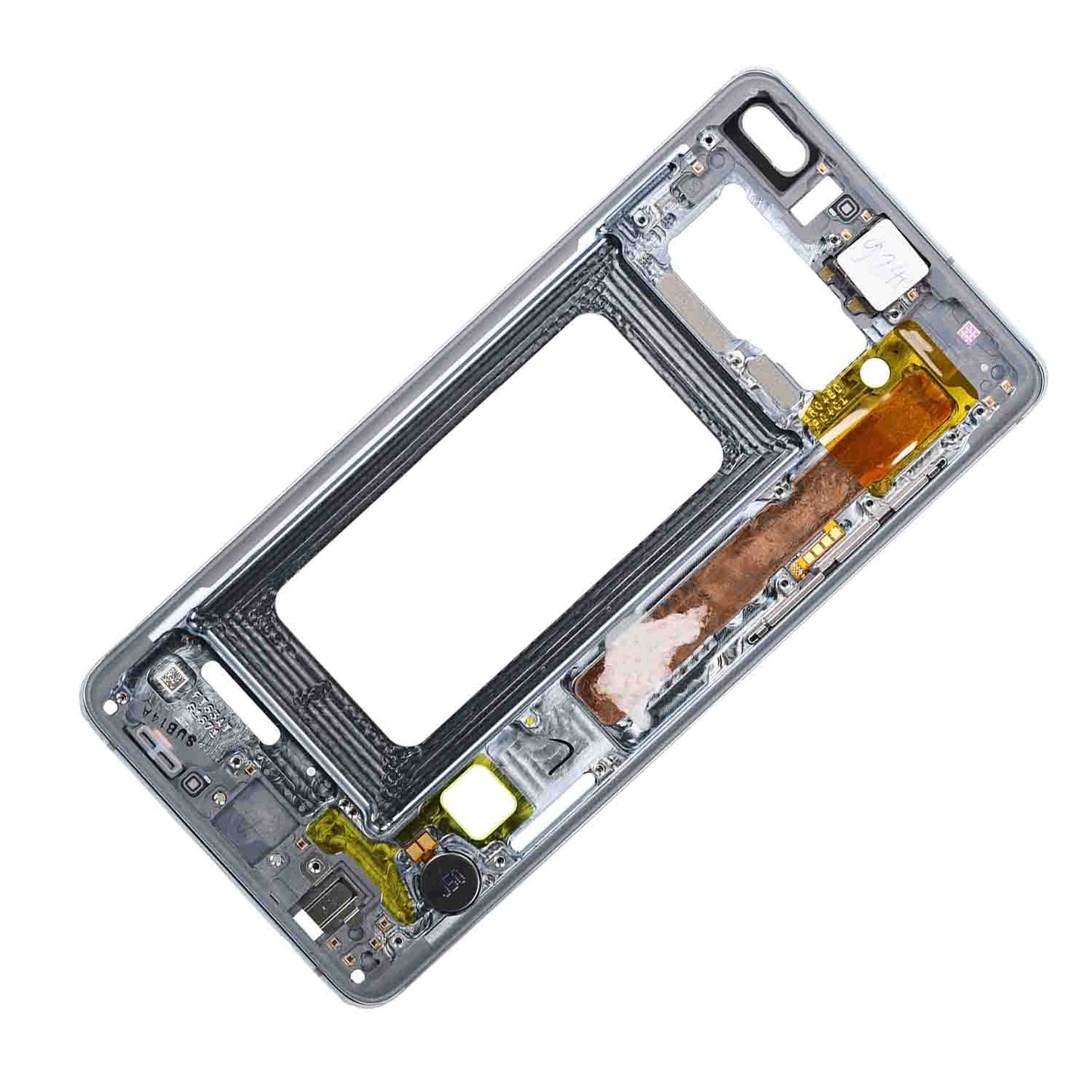 תחליף למסגרת דיור אחורית של SAMSUNG GALAXY S10/S10 פלוס - לבן