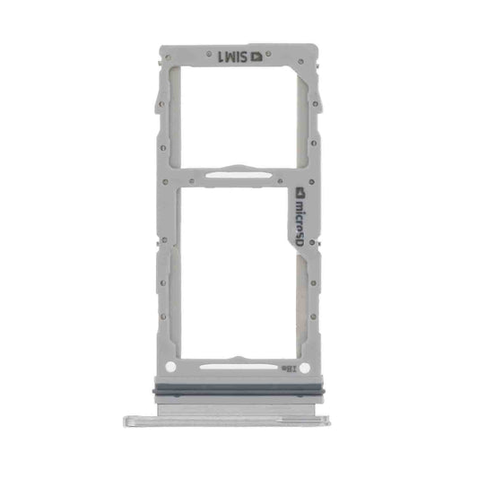 תחליף למגש כרטיס SIM כפול של SAMSUNG GALAXY S20 - לבן