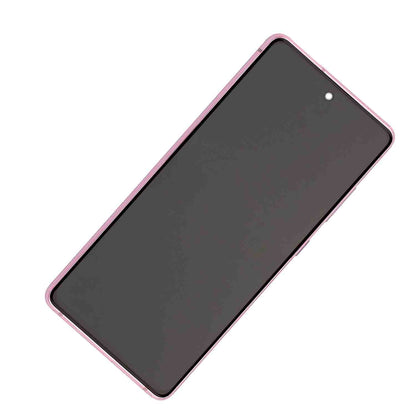 תחליף למכלול מסך OLED של SAMSUNG GALAXY S20 FE 5G עם מסגרת - ענן לבנדר