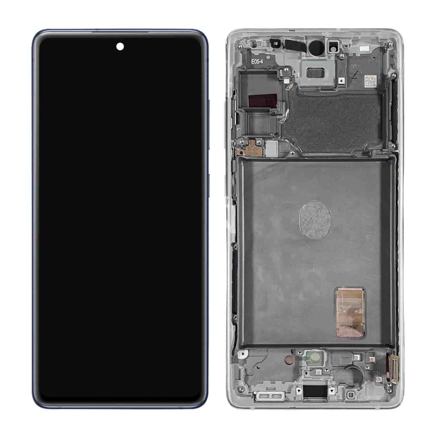 תחליף למכלול מסך OLED של SAMSUNG GALAXY S20 FE 5G עם מסגרת - ענן לבן