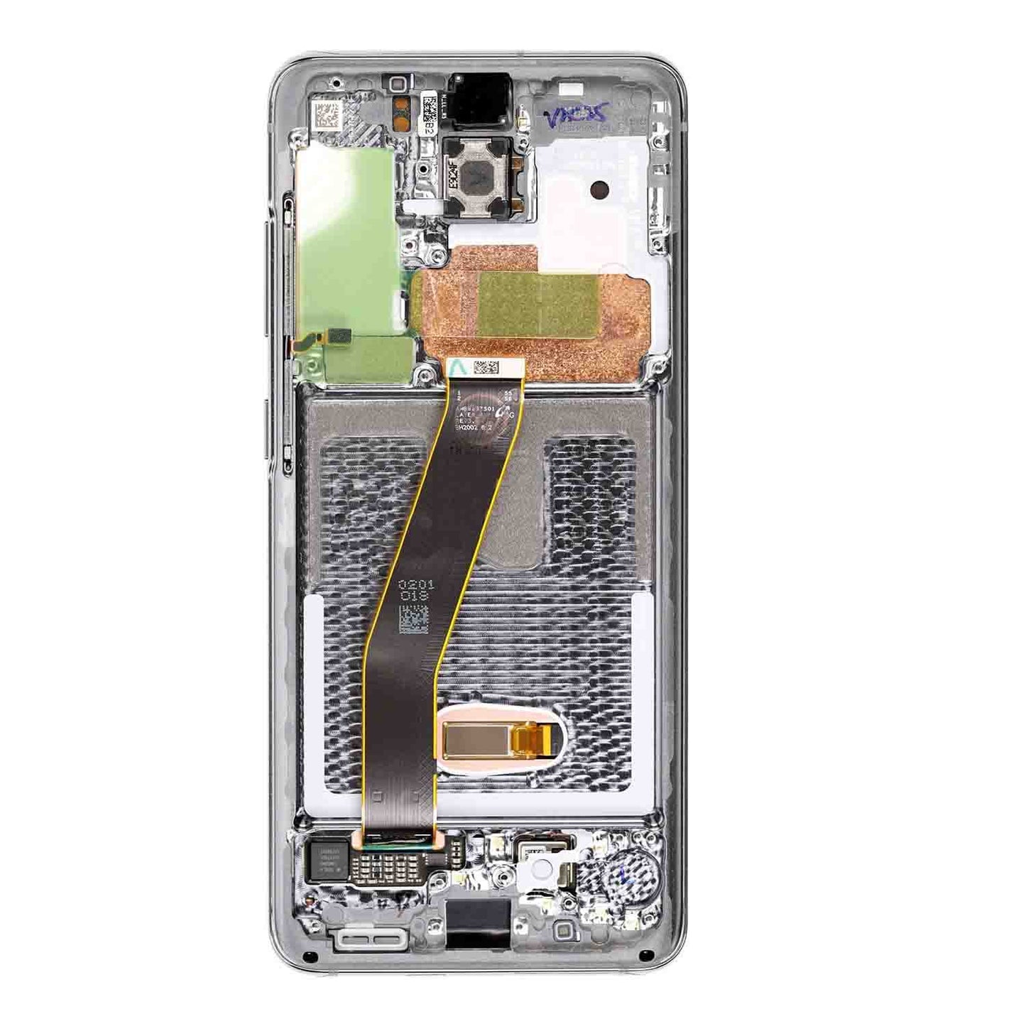 תחליף למכלול מסך LCD של SAMSUNG GALAXY S20 עם מסגרת - שחור