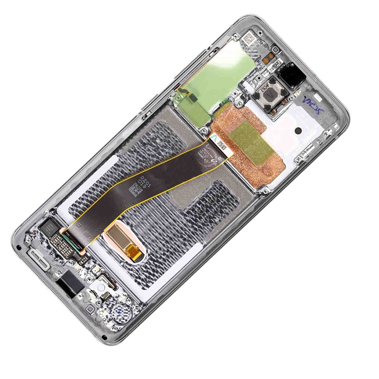 תחליף למכלול מסך LCD של SAMSUNG GALAXY S20 עם מסגרת - שחור