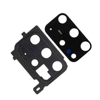 תחליף למחזיק מצלמה אחורית של SAMSUNG GALAXY S20 PLUS עם עדשה - שחור