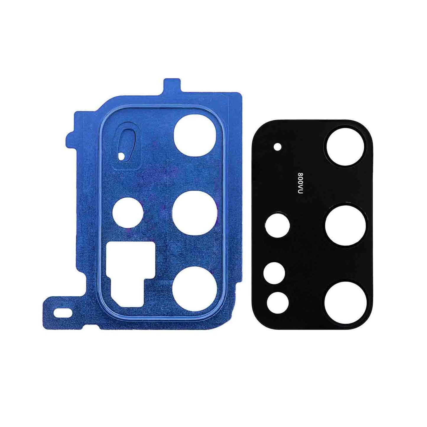 תחליף למחזיק מצלמה אחורית של SAMSUNG GALAXY S20 PLUS עם עדשה - כחול ענן