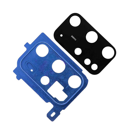 תחליף למחזיק מצלמה אחורית של SAMSUNG GALAXY S20 PLUS עם עדשה - כחול ענן