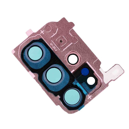 תחליף למחזיק מצלמה אחורית של SAMSUNG GALAXY S20 PLUS עם עדשה - ורוד ענן