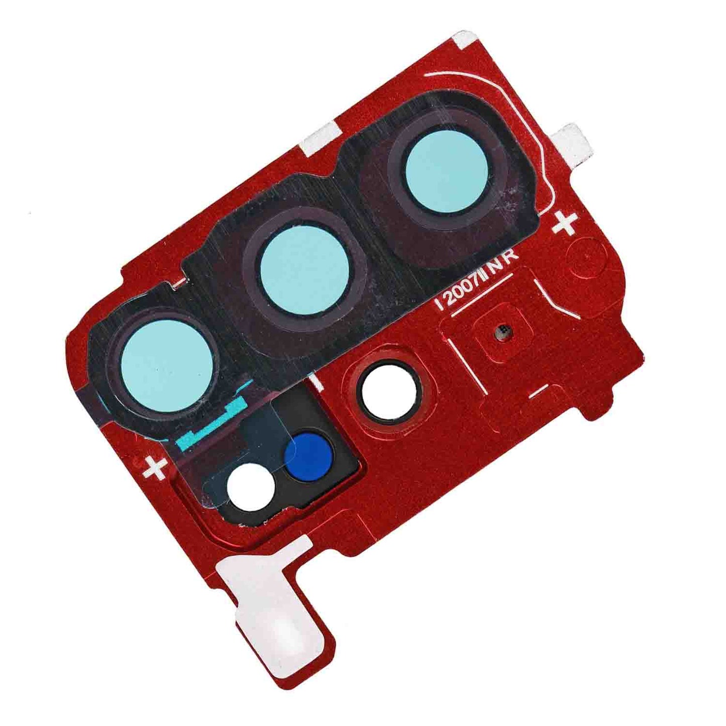 תחליף למחזיק מצלמה אחורית של SAMSUNG GALAXY S20 PLUS עם עדשה - אדום ענן