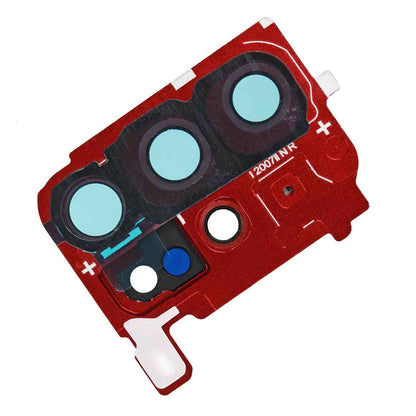 תחליף למחזיק מצלמה אחורית של SAMSUNG GALAXY S20 PLUS עם עדשה - אדום ענן