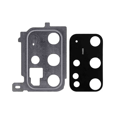 תחליף למחזיק מצלמה אחורית של SAMSUNG GALAXY S20 PLUS עם עדשה - אפור קוסמי