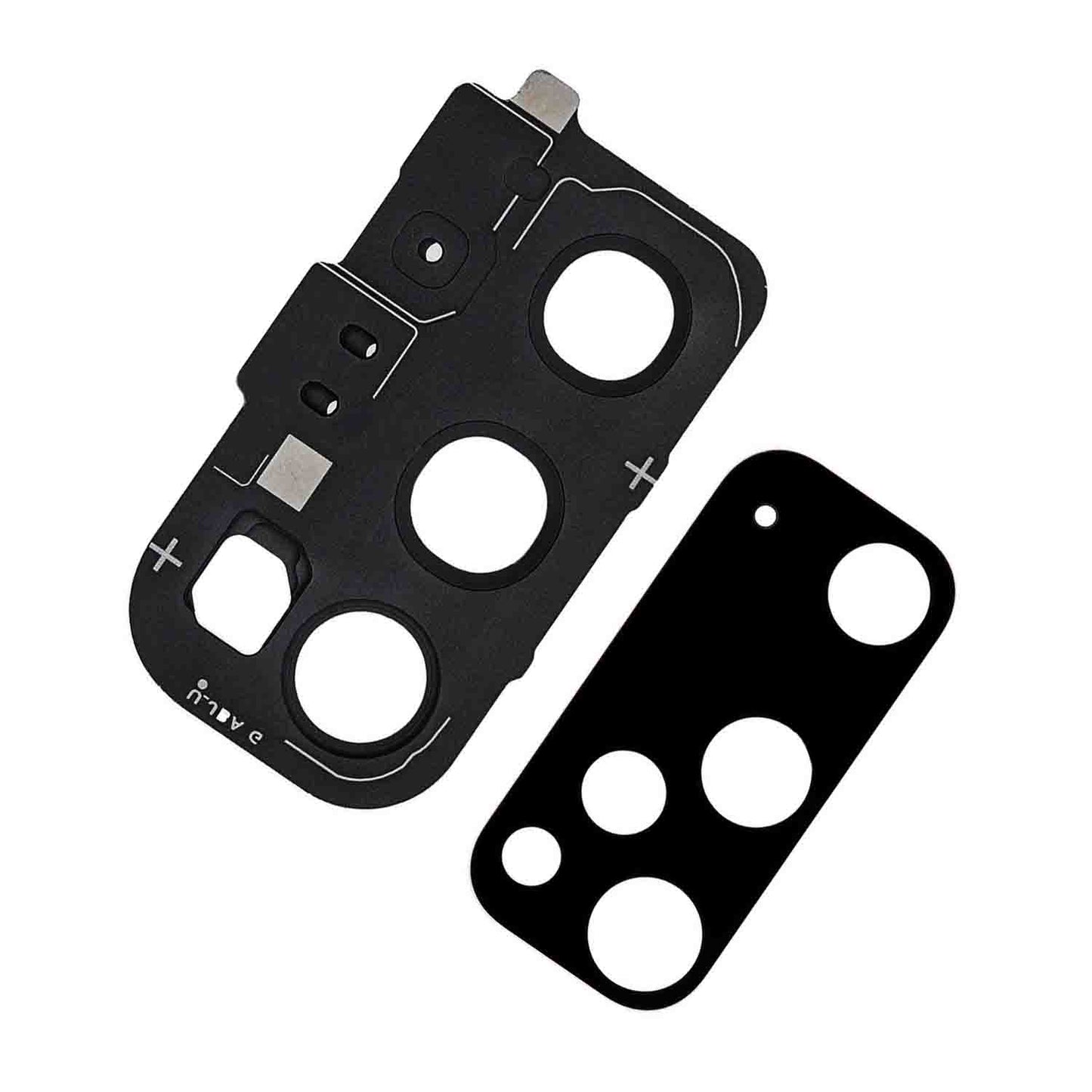 תחליף למחזיק מצלמה אחורית של SAMSUNG GALAXY S20 עם עדשה - שחור