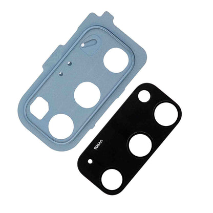 תחליף למחזיק מצלמה אחורית של SAMSUNG GALAXY S20 עם עדשה - כחול