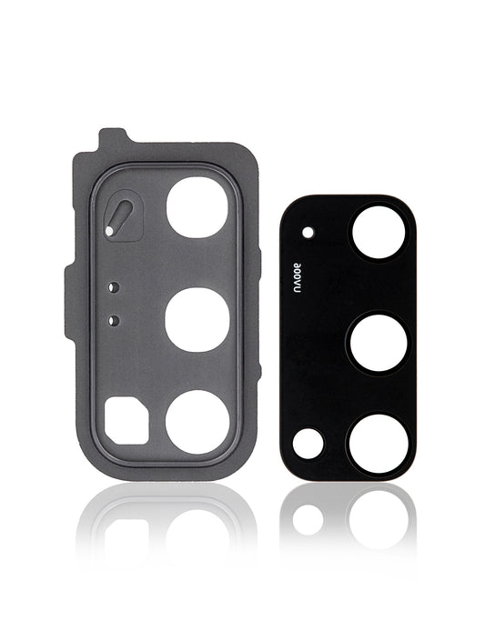 תחליף למחזיק מצלמה אחורית של SAMSUNG GALAXY S20 עם עדשה - אפור קוסמי