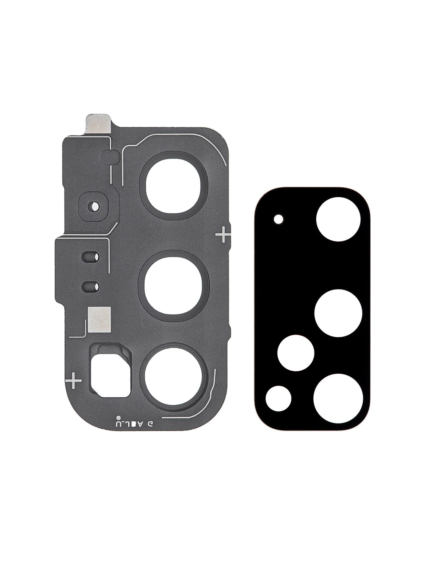 תחליף למחזיק מצלמה אחורית של SAMSUNG GALAXY S20 עם עדשה - אפור קוסמי