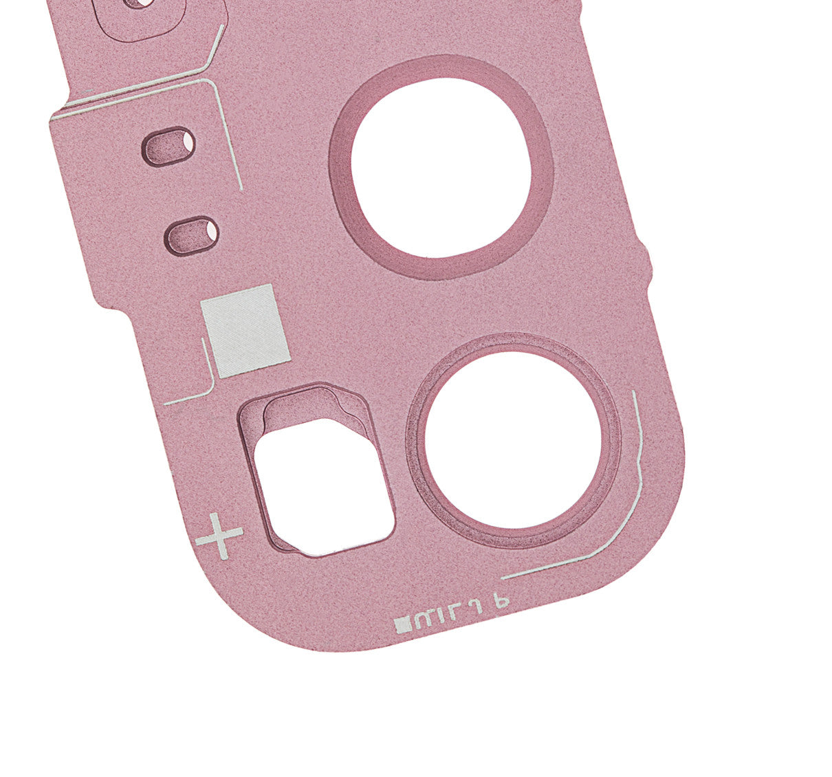 תחליף למחזיק מצלמה אחורית של SAMSUNG GALAXY S20 עם עדשה - ורוד