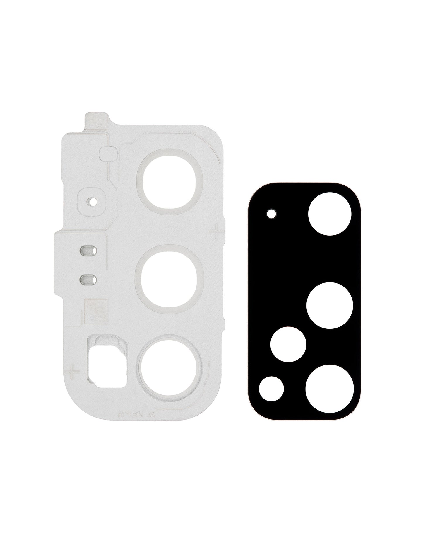 תחליף למחזיק מצלמה אחורית של SAMSUNG GALAXY S20 עם עדשה - לבן