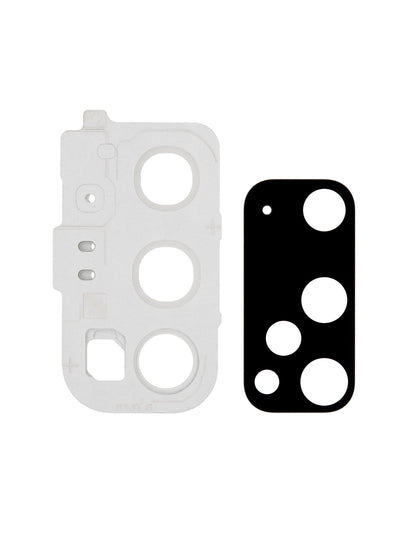 תחליף למחזיק מצלמה אחורית של SAMSUNG GALAXY S20 עם עדשה - לבן