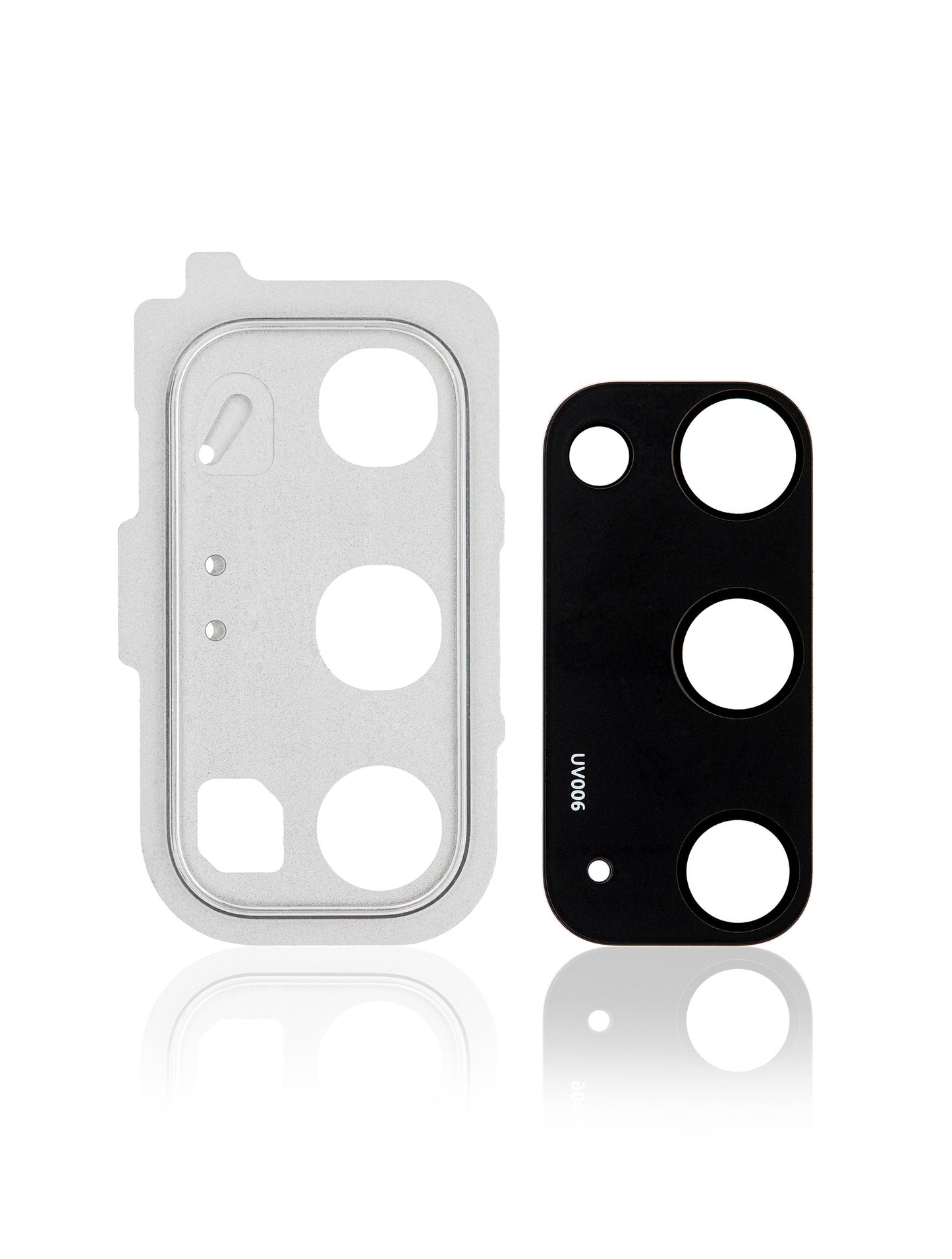 תחליף למחזיק מצלמה אחורית של SAMSUNG GALAXY S20 עם עדשה - לבן