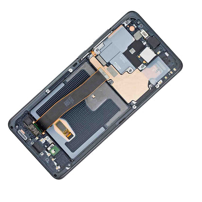 תחליף למכלול מסך SAMSUNG GALAXY S20 ULTRA OLED עם מסגרת - שחור