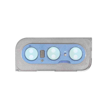 תחליף למחזיק מצלמה אחורית של SAMSUNG GALAXY S21 עם עדשה - לבן