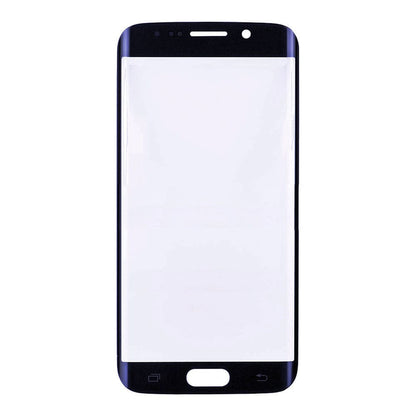 תחליף לעדשת הזכוכית הקדמית של SAMSUNG GALAXY S6 EDGE - כחול אבן