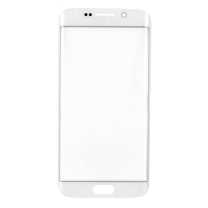 תחליף לעדשת הזכוכית הקדמית של SAMSUNG GALAXY S6 EDGE - לבנה