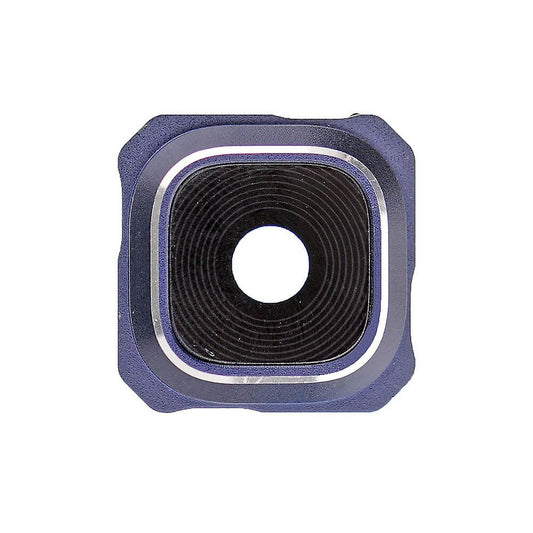 תחליף לעדשת המצלמה והלוח האחורי של SAMSUNG GALAXY S6 EDGE PLUS - שחור