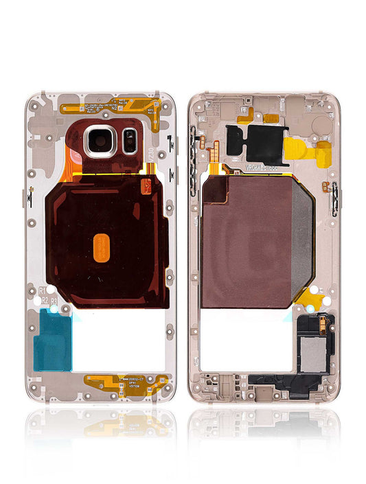 החלפה למכלול בית אחורי של SAMSUNG GALAXY S6 EDGE PLUS SM-G928F - זהב