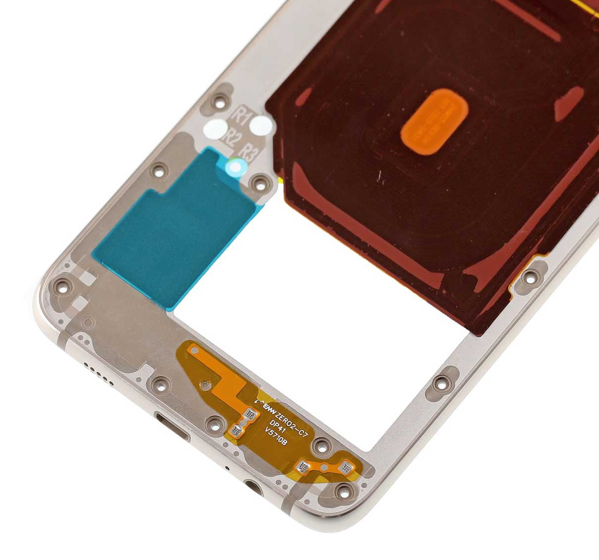 החלפה למכלול בית אחורי של SAMSUNG GALAXY S6 EDGE PLUS SM-G928F - זהב