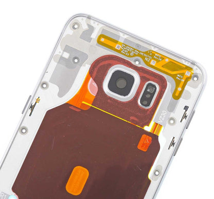 החלפה למכלול בית אחורי של SAMSUNG GALAXY S6 EDGE PLUS SM-G928F - כסף