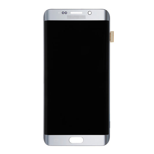 תחליף למסך LCD מסדרת SAMSUNG GALAXY S6 EDGE PLUS SM-G928 עם מכלול דיגיטיזר - כסף