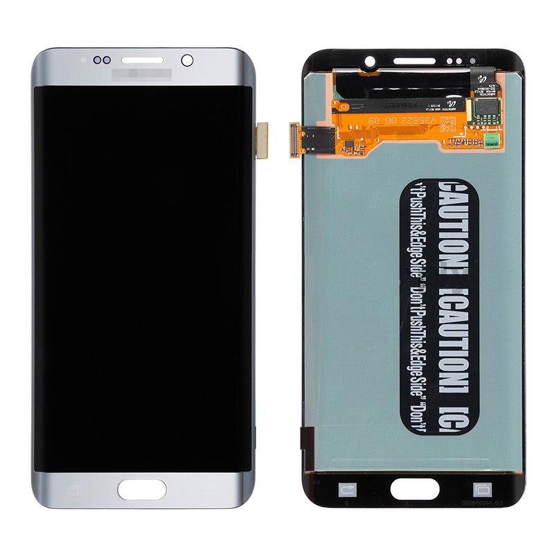 תחליף למסך LCD מסדרת SAMSUNG GALAXY S6 EDGE PLUS SM-G928 עם מכלול דיגיטיזר - כסף