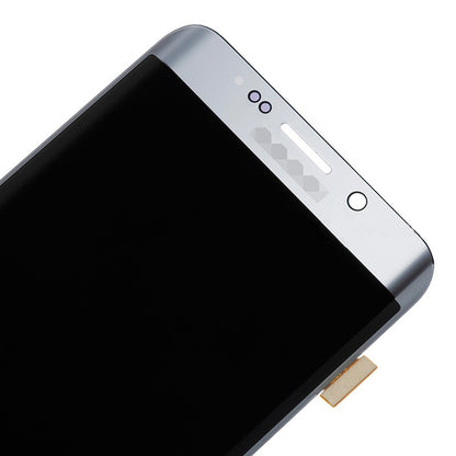 תחליף למסך LCD מסדרת SAMSUNG GALAXY S6 EDGE PLUS SM-G928 עם מכלול דיגיטיזר - כסף